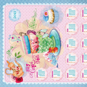 Tea Towel Calender 2013