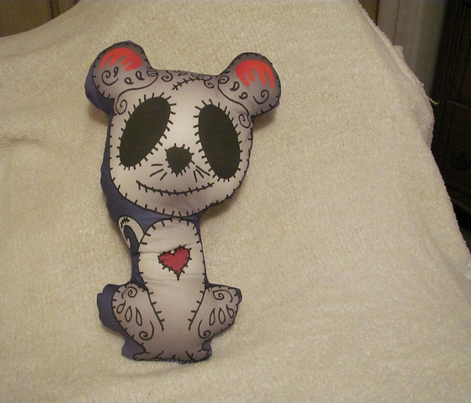 Sugar Mouse Zombie Pillow