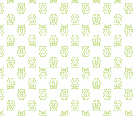 grass owls fabric by christiem on Spoonflower - custom fabric