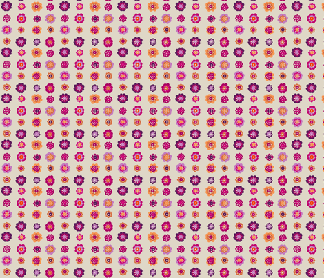flowers_plum fabric by lfntextiles on Spoonflower - custom fabric