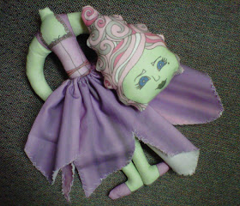 Marie Antoinette Decapitated Zombie Plush Doll