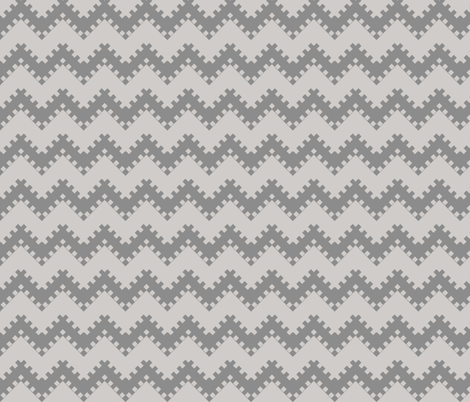 8bit Chevron Gray fabric by ilikemeat on Spoonflower - custom fabric