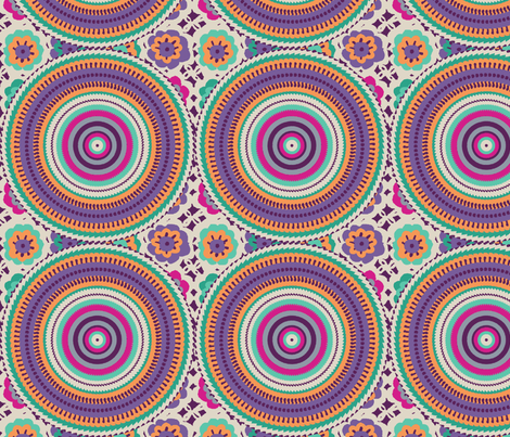 lacy_circles fabric by lfntextiles on Spoonflower - custom fabric