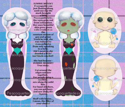 Peacoquette Is A Zombie Mommy!