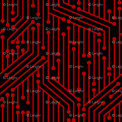 Printed Circuit Board (Black & Red)