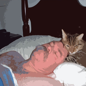 A Guy and his Cat