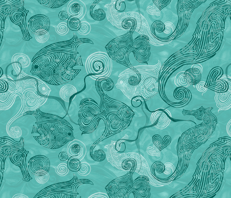 Underwater Wonder fabric by twobloom on Spoonflower - custom fabric