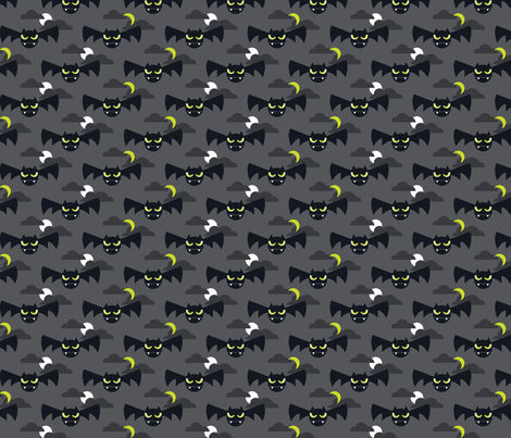 AngryBat fabric by kate_legge on Spoonflower - custom fabric