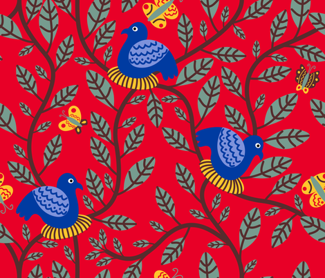 Vine & NestingBirds