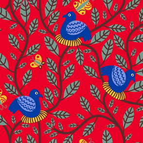 Vine & NestingBirds