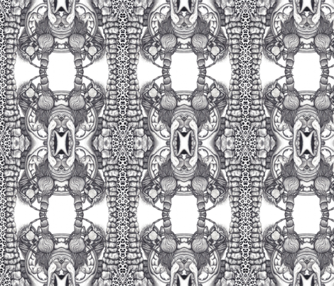 Neuroentomology for Beginners - Bee View fabric by chaos_katie on Spoonflower - custom fabric