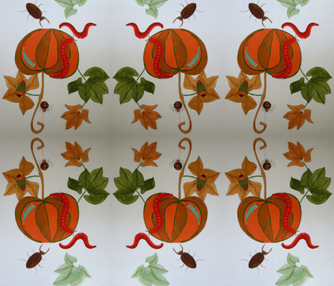 pumpkinandcrawlers fabric by artbox on Spoonflower - custom fabric