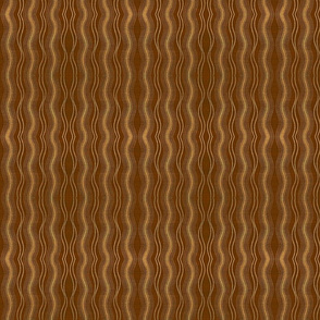 Earth Tides, peach and brown