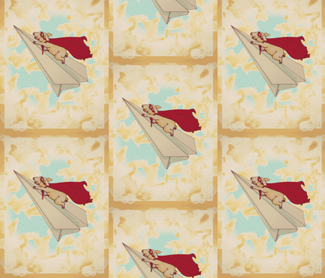 Paper dreams fabric by artemisisolde on Spoonflower - custom fabric