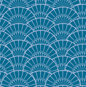 Blue and lavender fantail