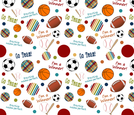 PlayBall_forBeMyHeroContest fabric by jpdesigns on Spoonflower - custom fabric