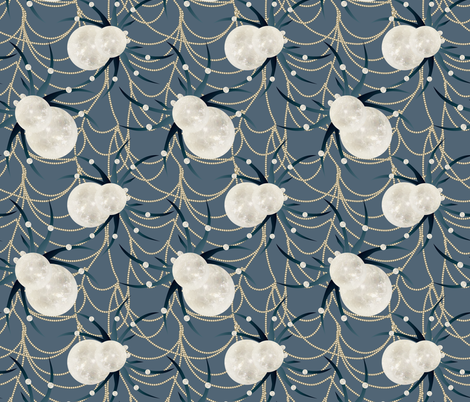 glamorous spiderweb fabric by kociara on Spoonflower - custom fabric