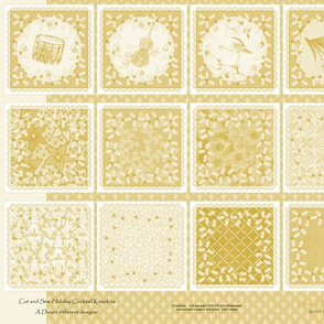 holiday_cocktail_napkins - gold