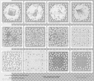 holiday_cocktail_napkins - silver