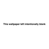 this wallpaper left intentionally blank