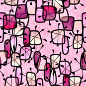 pink snow and ice 