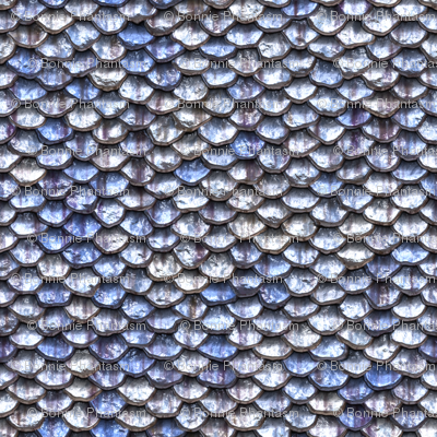 Mermaid Scales - Blue