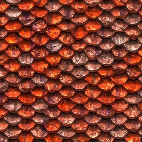 Mermaid Scales - Orange