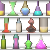 Mad scienctist's cocktail bar