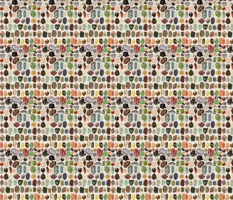 crystal collage fabric by ellechristine on Spoonflower - custom fabric