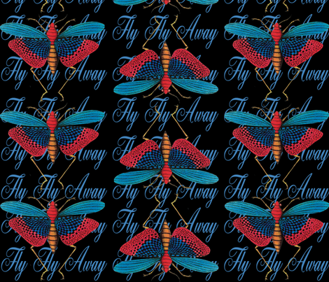 Fly_Away fabric by manneckart on Spoonflower - custom fabric