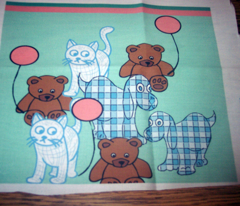 Baby toys wallpaper border