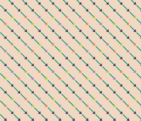 Bias Arrows fabric by modgeek on Spoonflower - custom fabric
