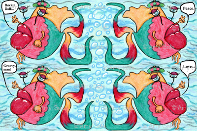 1970's Groovy, Peace-Lovin', Rock 'n Roll Fish!