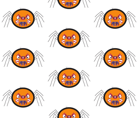angry_spider fabric by rcmj on Spoonflower - custom fabric