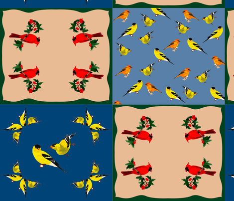 BirdHankie2013 fabric by nikky on Spoonflower - custom fabric