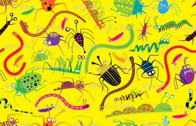 Creepy Yellow Bugs