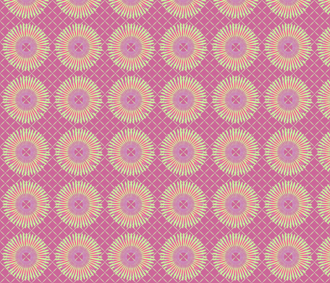 daisy_wheel4 fabric by glimmericks on Spoonflower - custom fabric