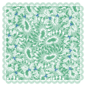 holiday cocktail napkins - paisley mums - mint