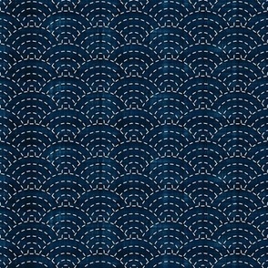 Sashiko: Seikaiha - Ocean waves