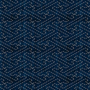 Sashiko: Sayagata - Interlocked Manji