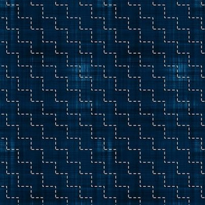 Sashiko: Dan-Tsunagi - Connected steps