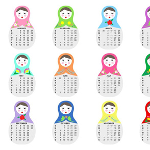 Matryoshka 2013 Calendar