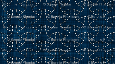 Sashiko: Maru-bishamon - Turtle shell