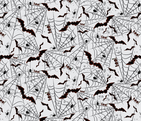 boo_ fabric by paintedstudio on Spoonflower - custom fabric