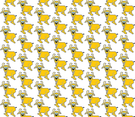 goat_template_1 fabric by g-mana on Spoonflower - custom fabric