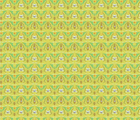 creepycrawliesdamask fabric by cherished_dreams on Spoonflower - custom fabric