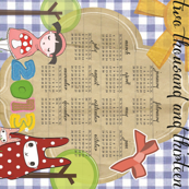 2013 Little Red & the Rabbits Calendar
