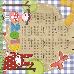 2013 Little Red & the Rabbits Calendar