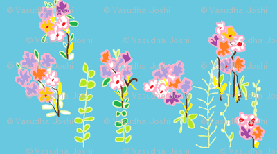 flowers_against_blue