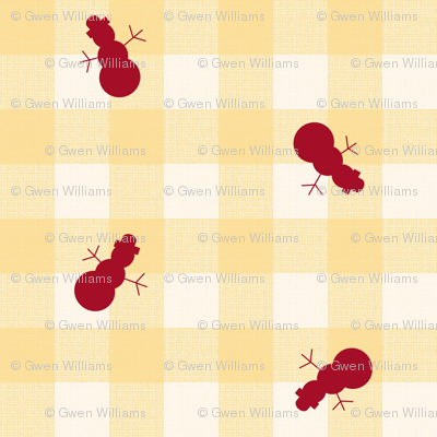 snowman gingham 4